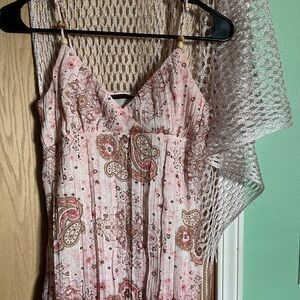 Jordache Pink Paisley Dress